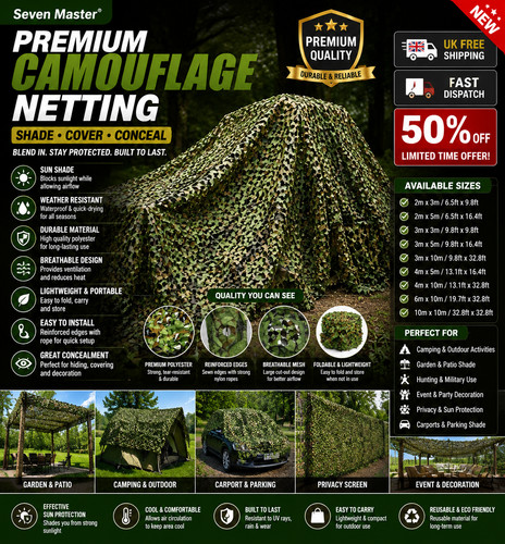 Large camouflage net - large,