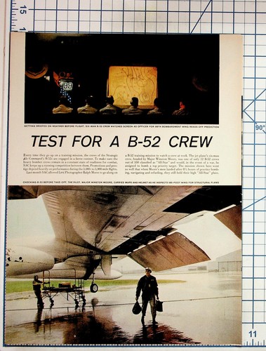 Vintage 1950s bomber crew - b-52,