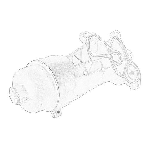 Oil filter housing - 1x,