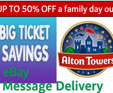 4 x ALMOST FREE TICKETS  ? TO Alton Towers  EXPIRES 30/06/26