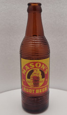 Vintage Soda Pop Bottle - Mason’s Old Fashioned Root Beer - 1949 ACL - Chicago