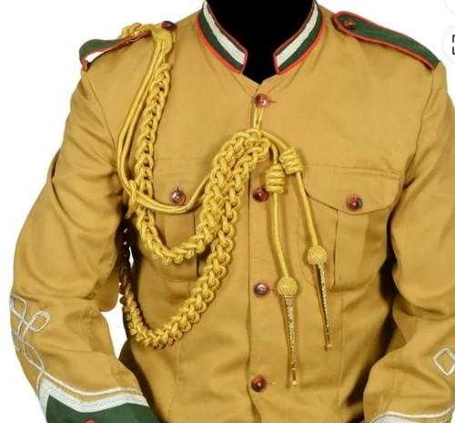 Gold wire military uniform - gold,