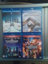 BLU-RAY 3D JOBLOT OF 4 3D