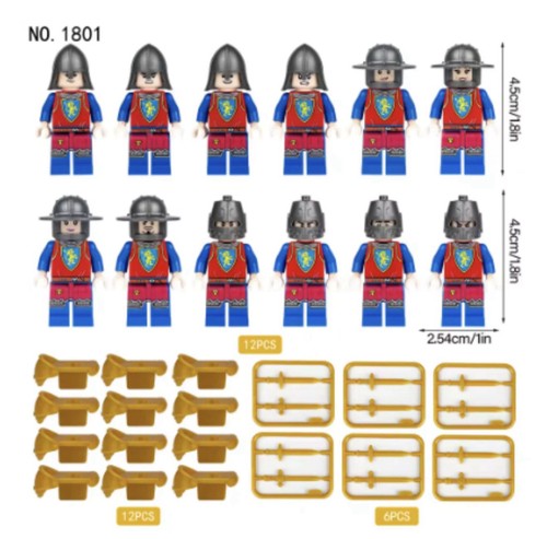 Custom lego medieval knights - lego,
