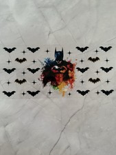 Batman 16oz Uv DTF Cup Wrap