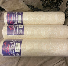 3 Rolls Vintage Embossed