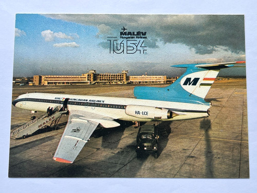 Aviation airline postcard - aviation,