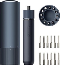 HOTO Electric Screwdriver Set 3.6V Rechargeable 12 S2-Steel Bits LED Light