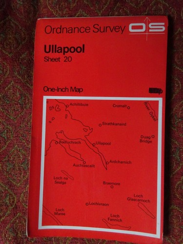 Old map ullapool cromalt - map,