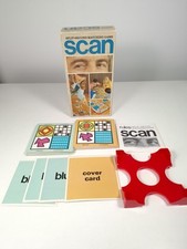VINTAGE 1970 SCAN SPLIT SECOND MATCHING GAME FROM PARKER BROTHERS Complete