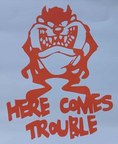 Vinyl decal sticker taz - sticker,