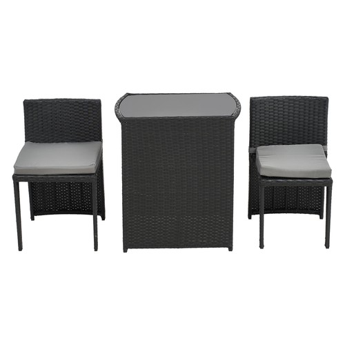Pieces rattan bistro set - rattan,