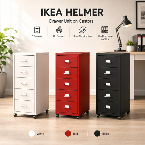 Ikea helmer metal drawer - ikea,