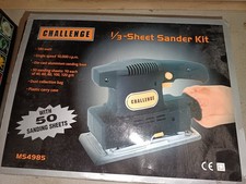 Challenge Sander MS4985 in Hard Case 1/3 Sheet Orbital With Dust Bag 180W