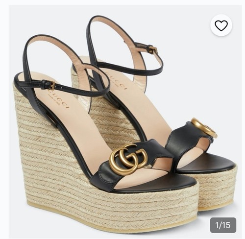 Gucci black gold - &, wedge
