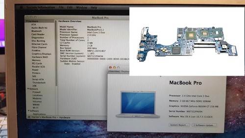 Apple macbook pro a1229 - macbook,