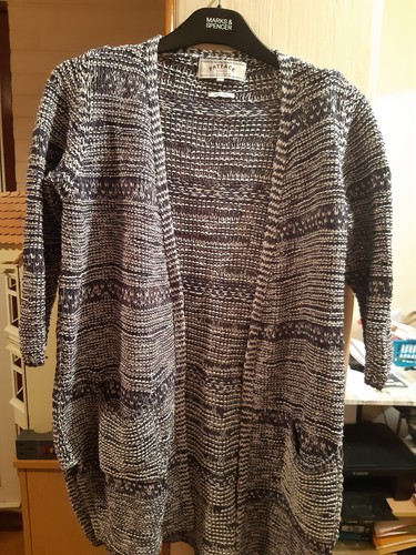 Fat face blue - long, cardi