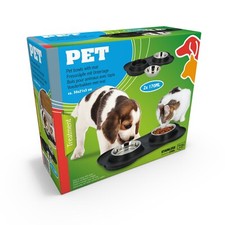 2 Small Dog Bowls with
