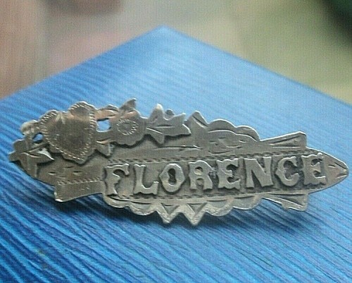 Florence silver name - florence,