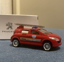 Diecast Norev Peugeot H2O 206 Fire Truck 1/64 3 Inches New
