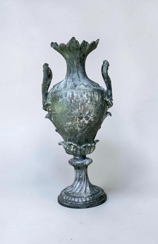 Antique french spelter urn - antique,