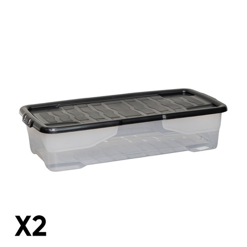 Pack 42l under bed clear - 2,