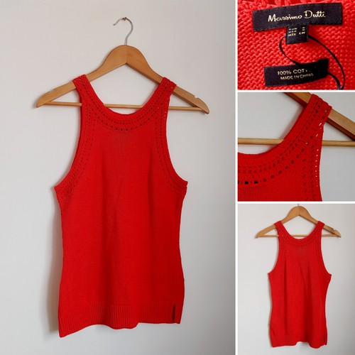 Massimo dutti red 100 - dutti, cotton