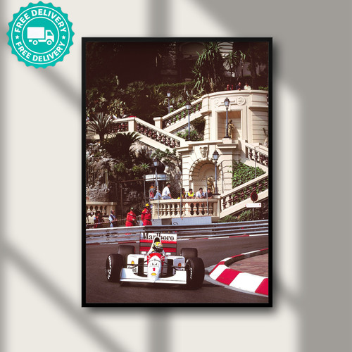 Ayrton senna poster - senna, 1