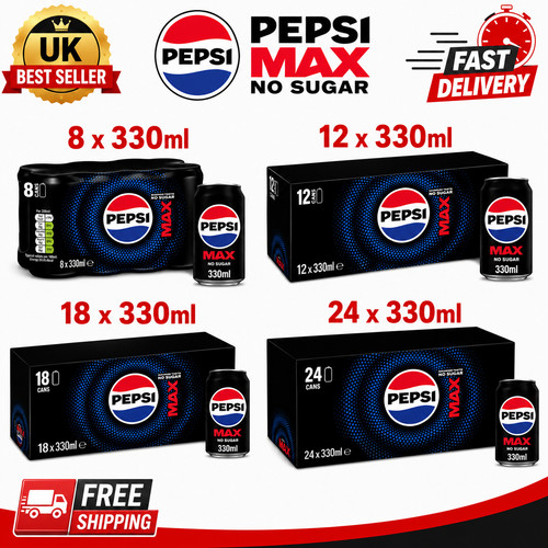 Pepsi max sugar cola - cola, cans