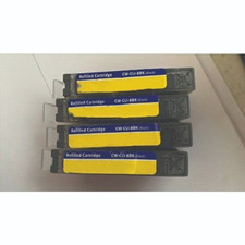 Non-OEM 4 BK Ink Cartridge For Canon IP3300 IP3500 IP4200 IP4300 IP4500 CLI-8BK