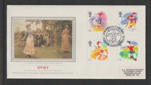 1988 sg1388 silk fdc - gb,