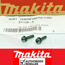 2XGENUINE MAKITA PANHEAD SCREW