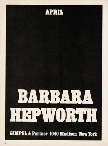 1960s vintage barbara hepworth - 1960s,