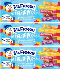 3x Mr Freeze Freeze Pops