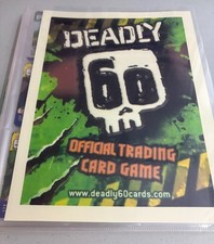 BBC DEADLY 60 TRADING CARDS