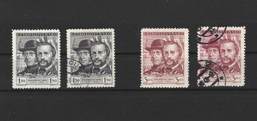 Cssr czechoslovakia 1948 - cssr, 2x