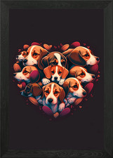 Beagle dog Framed Wall Art