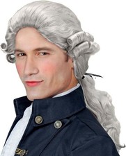 Mens Colonial Wig Historical