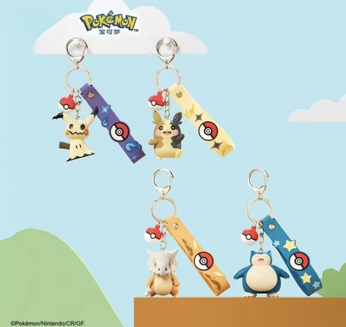 Pokemon themed keyring - themed,