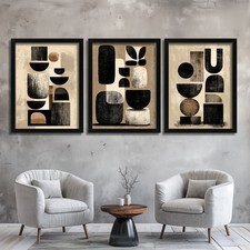 Neutral Geometric Wall Art