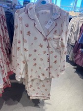 Primark gingerbread new with tag women boyfriend pyjamas set 