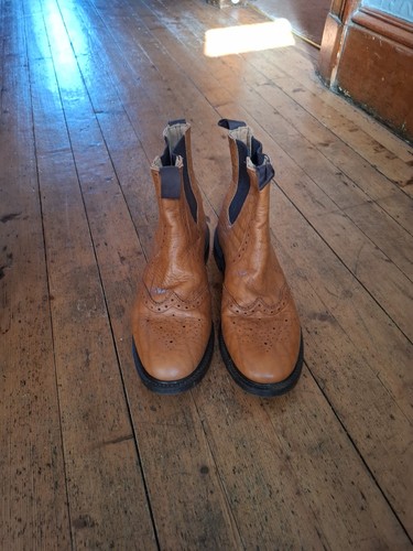 Tan mustang brogue - tan,