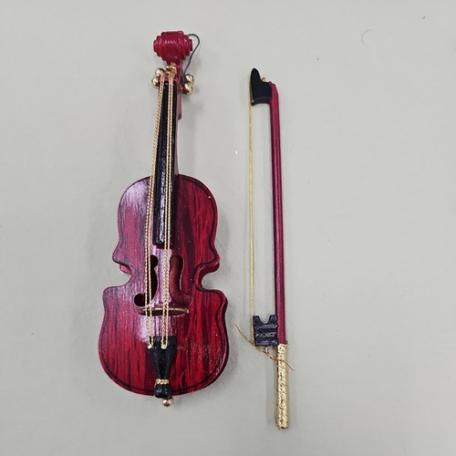 Miniature wooden violin 7 - miniature,