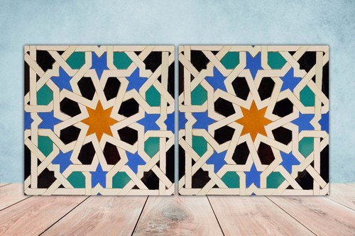 Moroccan ceramic tiles with - tiles,