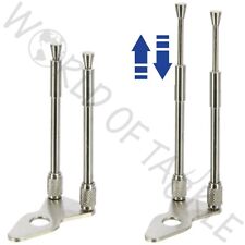 NGT Stainless Snag Ear Bars for Bite Alarms Carp Fishing Adjustable Height