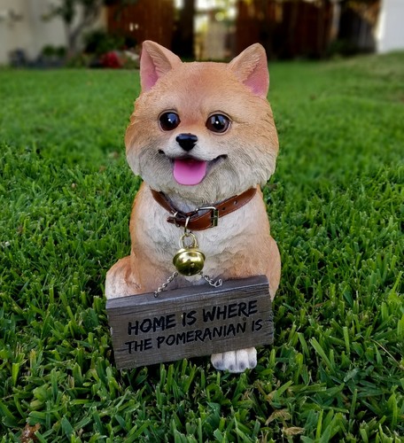 Pomeranian statue - pomeranian,