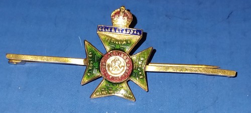 Vintages 9ct gold - gold, enamel