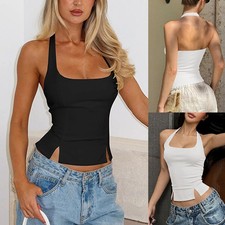 Sexy Ladies Tank Tops Backless