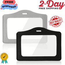 2 Pack Leather Double Sided ID