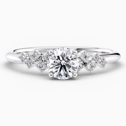 Diamond ring engagement gold - diamond,